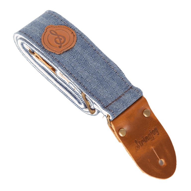Stringjoy Azure Tweed Guitar Strap