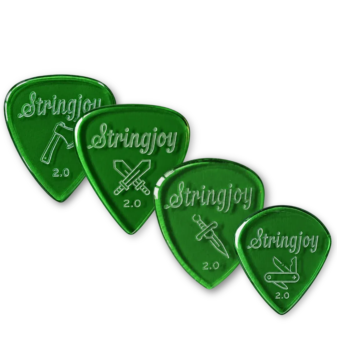Stringjoy Acrylic 2.0mm Sampler - 4-Pack
