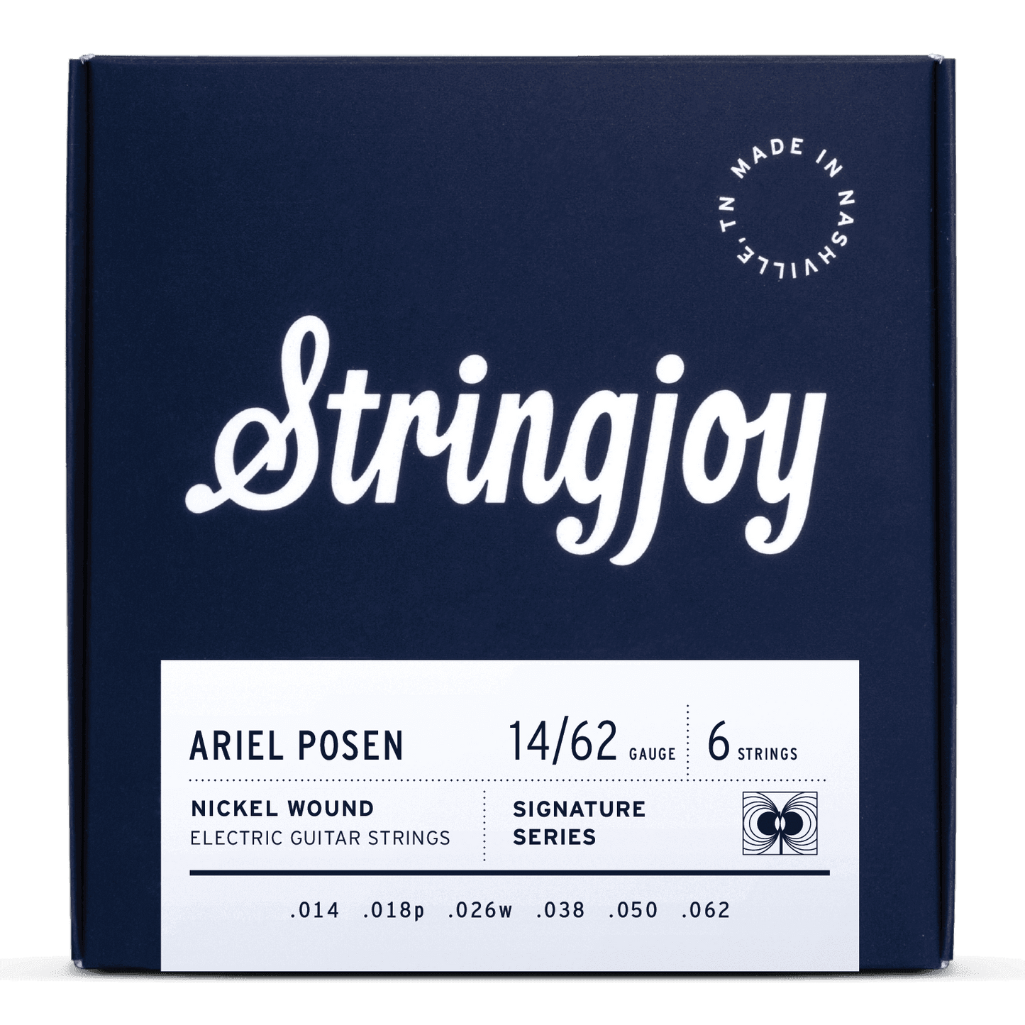 Stringjoy 14-62 Ariel Posen Artist Series Signatures - Nickel Wound Electric Guitar Strings