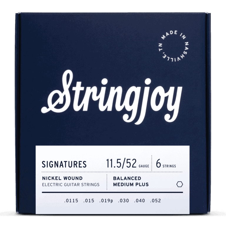Stringjoy 11.5-52 Balanced Medium Plus Gauge Signatures - Nickel Wound Electric Guitar Strings