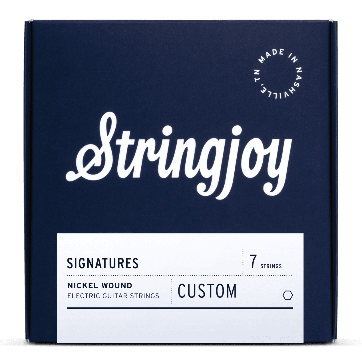 Stringjoy Custom 7-String Signatures - Nickel Wound Electric Guitar Strings