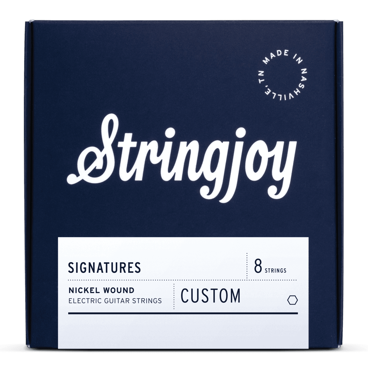 Stringjoy Custom 8-String Signatures - Nickel Wound Electric Guitar Strings