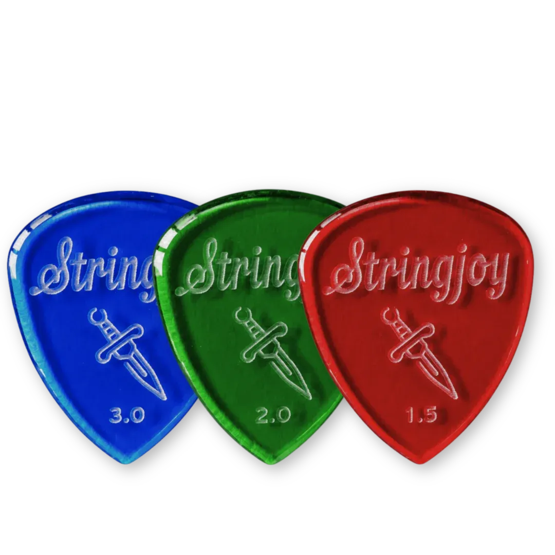 Stringjoy Acrylic Dagger Flight - 3-Pack