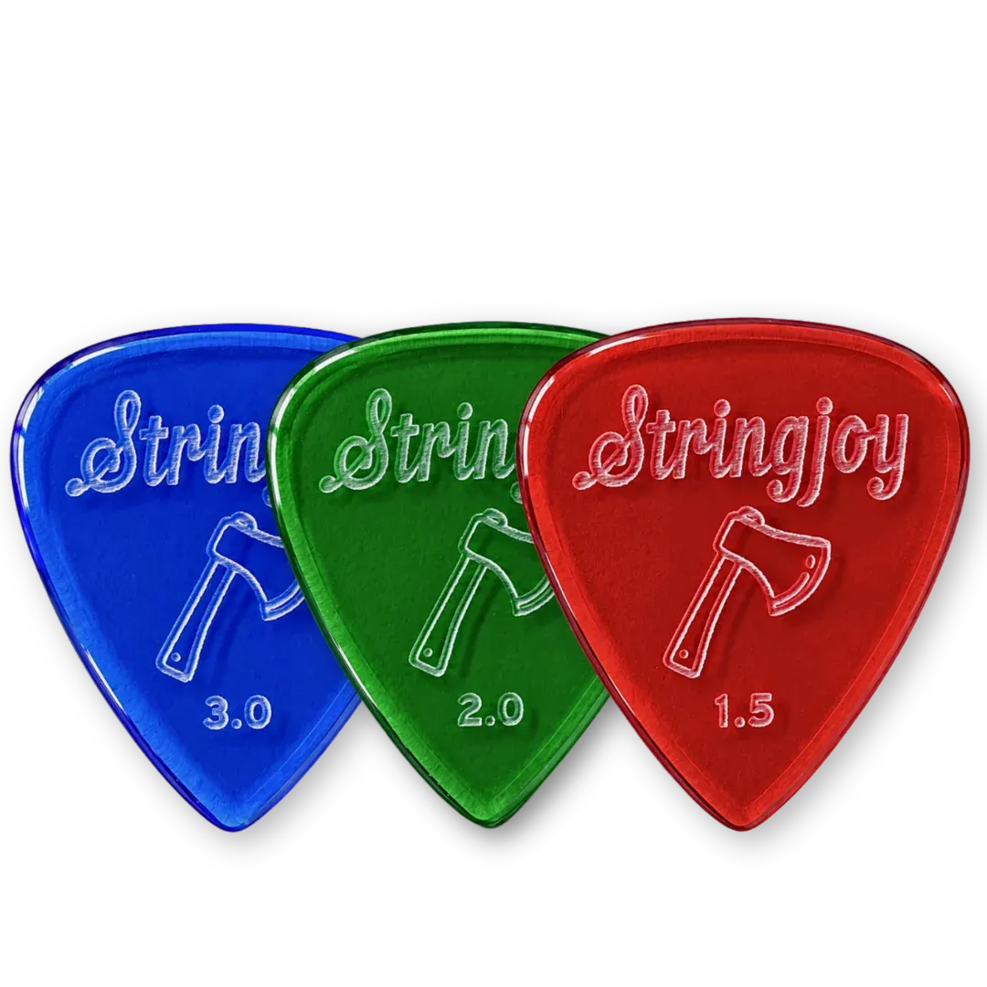 Stringjoy Acrylic Hatchet Flight - 3-Pack