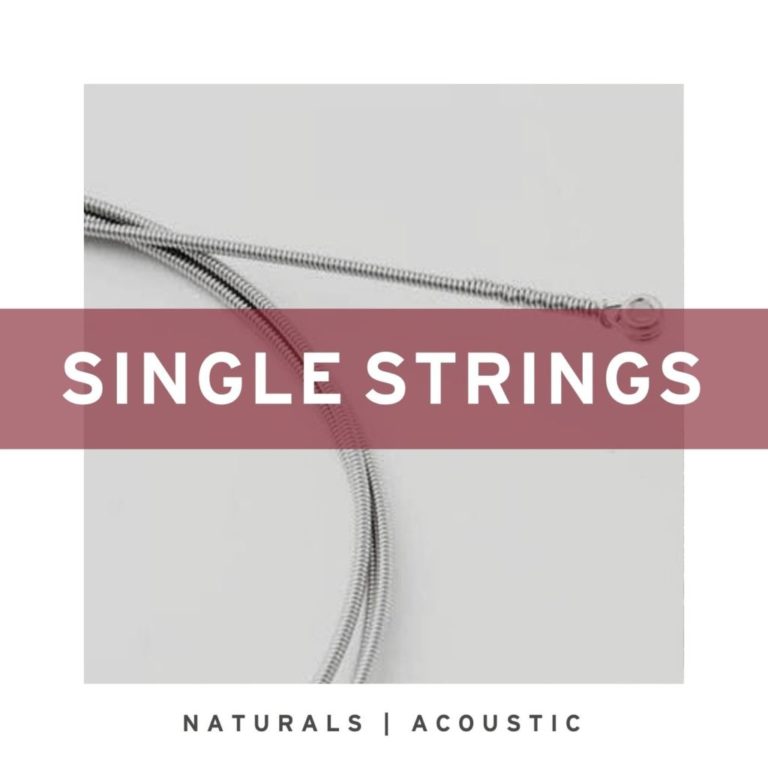 Stringjoy Single String Naturals - Phosphor Bronze Acoustic Guitar Strings