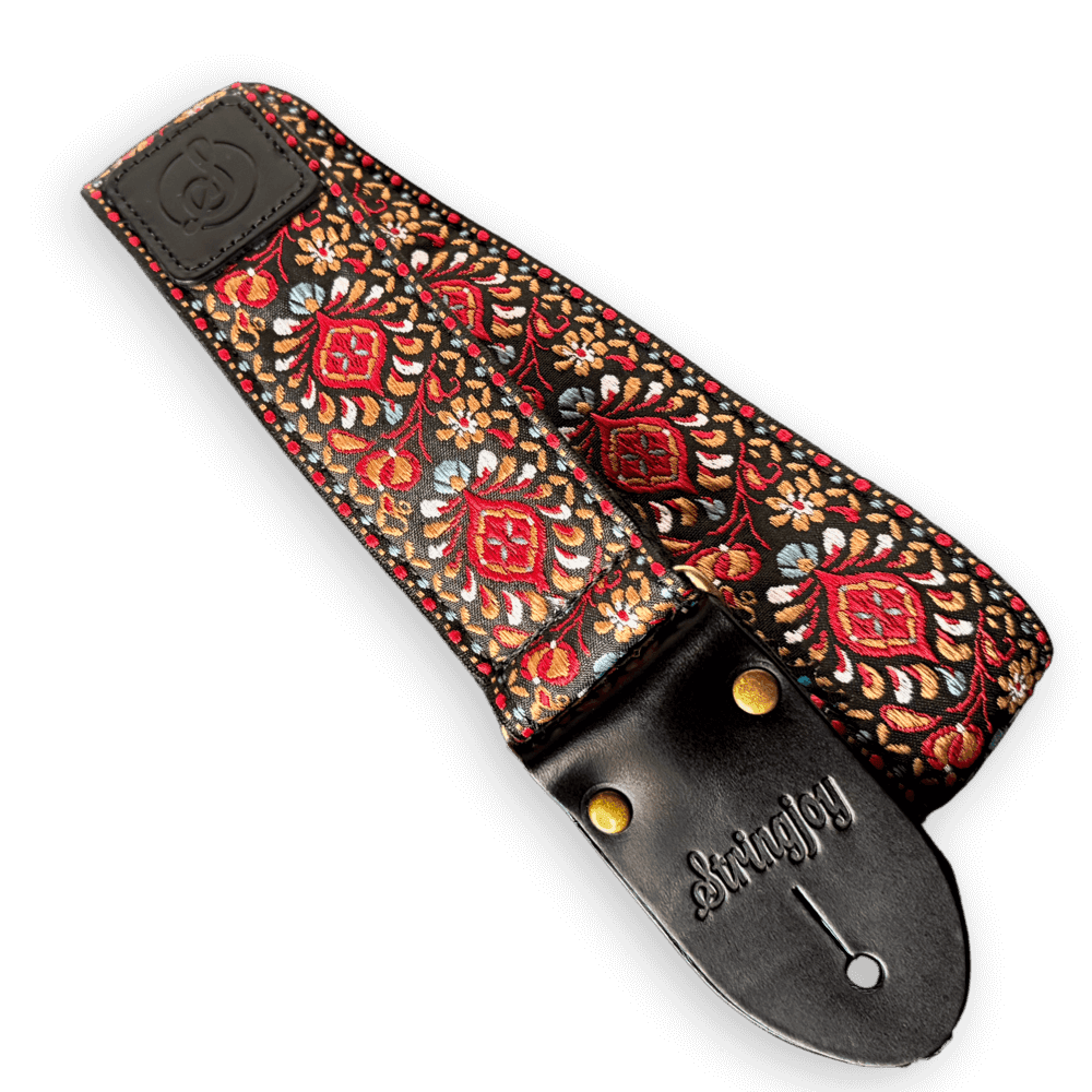 Stringjoy Rosetta Vintage Woven Guitar Strap