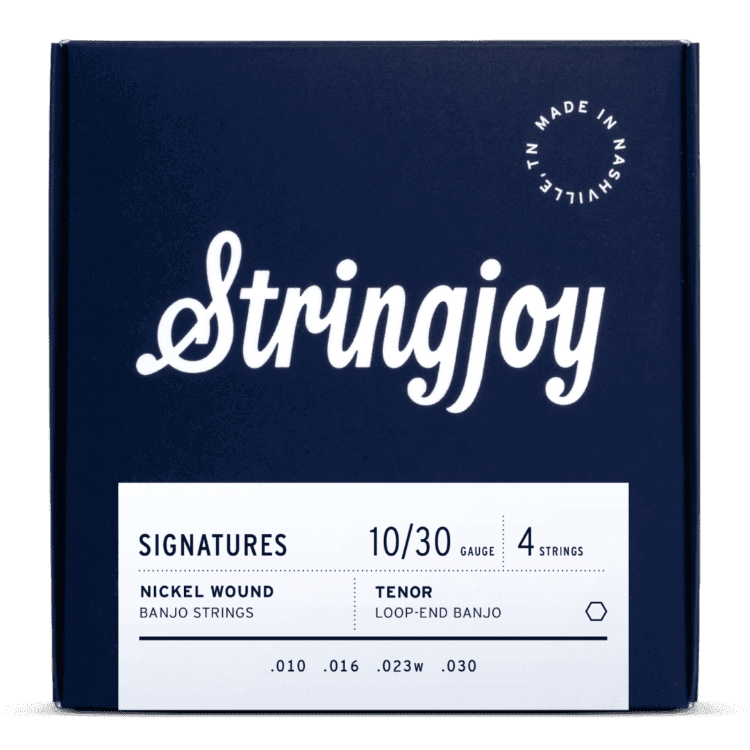 Stringjoy 10-30 Tenor Gauge Signatures - 4 String Nickel Wound Banjo Strings