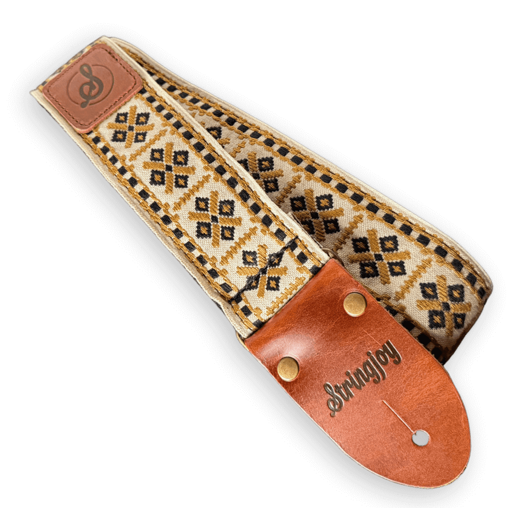 Stringjoy Scotty Vintage Woven Guitar Strap