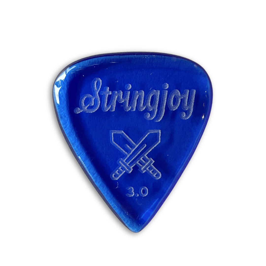 Stringjoy 3.0mm Longsword Acrylic Picks - 2 pack