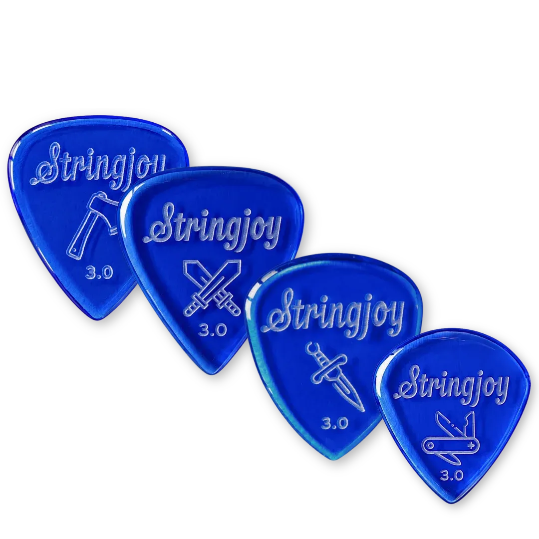 Stringjoy Acrylic 3.0mm Sampler - 4-Pack