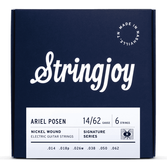 Stringjoy 14-62 Ariel Posen Artist Series Signatures - Nickel Wound Electric Guitar Strings