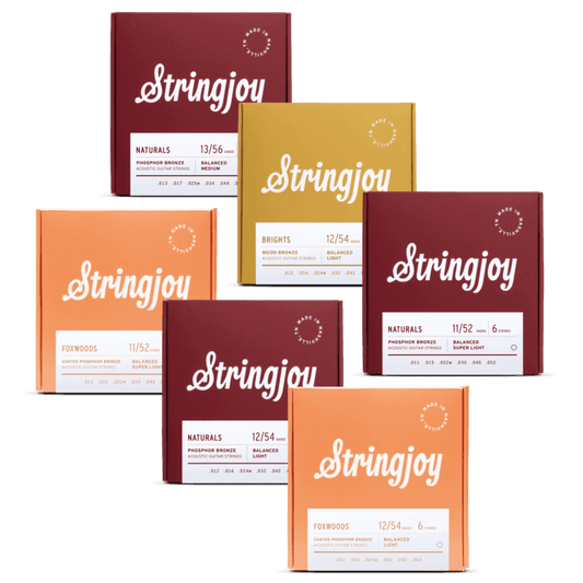 Stringjoy Acoustic Guitar String Bundle