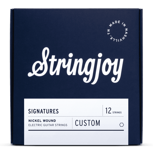 Stringjoy Custom 12-String Signatures - Nickel Wound Electric Guitar Strings