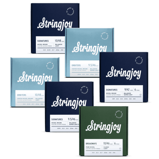 Stringjoy Electric Guitar String Bundle