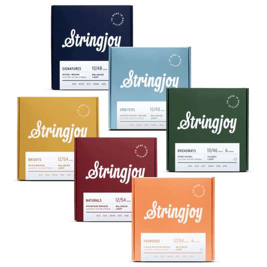 Stringjoy Electric & Acoustic Guitar String Bundle