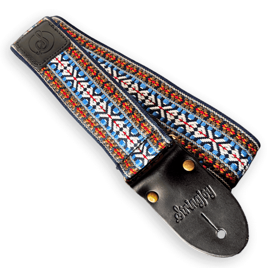Stringjoy Lester Vintage Woven Guitar Strap