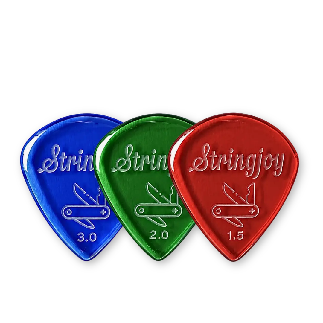 Stringjoy Acrylic Pocketknife Flight - 3-Pack