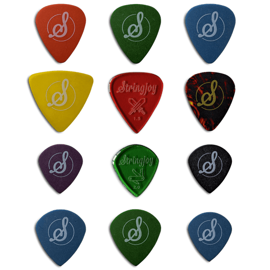 Stringjoy Best-Selling Pick Sampler - 12 Pack