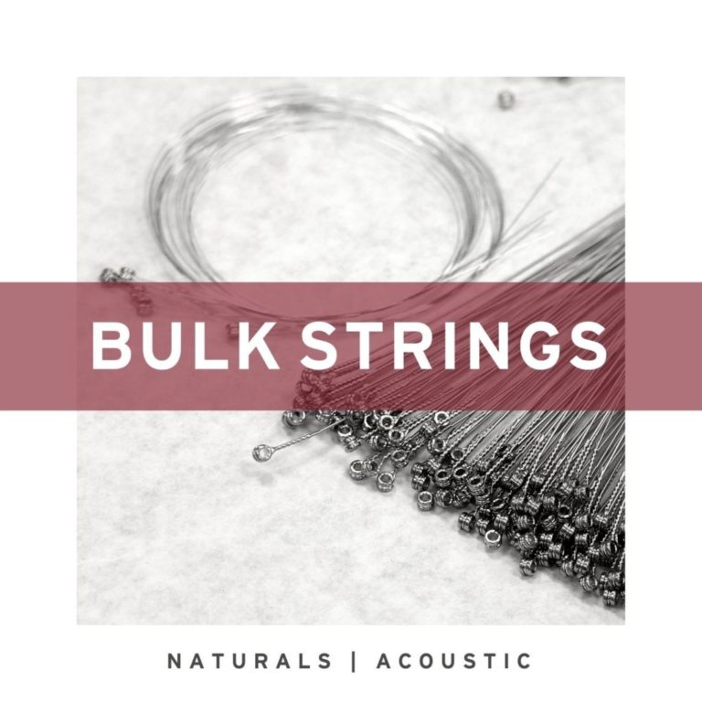 Stringjoy Bulk Naturals - Phosphor Bronze Acoustic Guitar Strings – 25 pc.