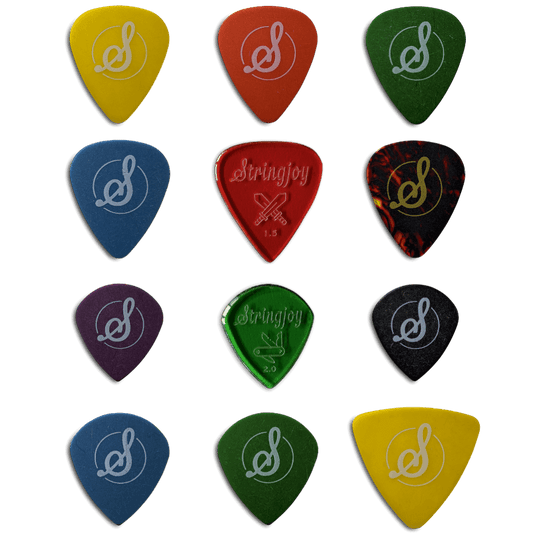 Stringjoy Best-Selling Pick Sampler - 12 Pack