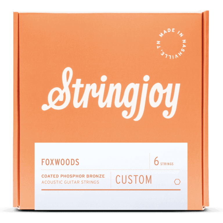 Stringjoy Custom 6 String Foxwoods - Coated Phosphor Bronze Acoustic Guitar Strings