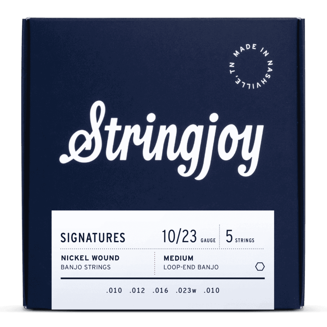 Stringjoy 10-23 Medium Gauge Signatures - 5 String Nickel Wound Banjo Strings