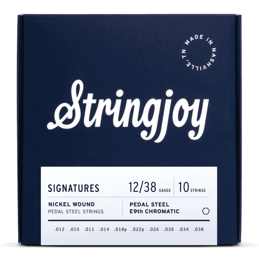 Stringjoy 12-38 E9th Signatures - Nickel Wound Pedal Steel Strings