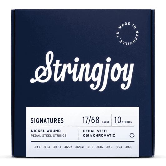 Stringjoy 17-68 C6th Signatures - Nickel Wound Pedal Steel Strings