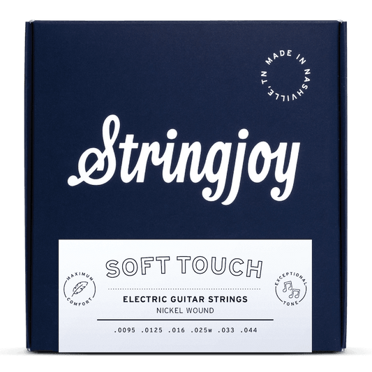 Stringjoy 9.5-44 Soft Touch Signatures - Nickel Wound Electric Guitar Strings
