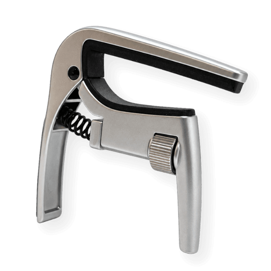 Stringjoy Sweetspot Buzz-Free Adjustable Tension Capo - Silver