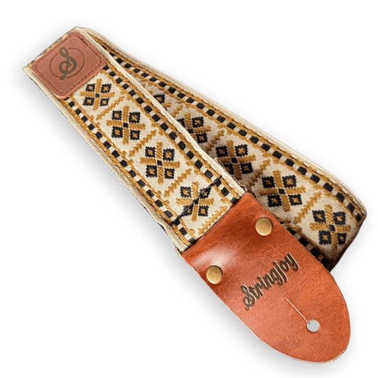 Stringjoy Scotty Vintage Woven Guitar Strap