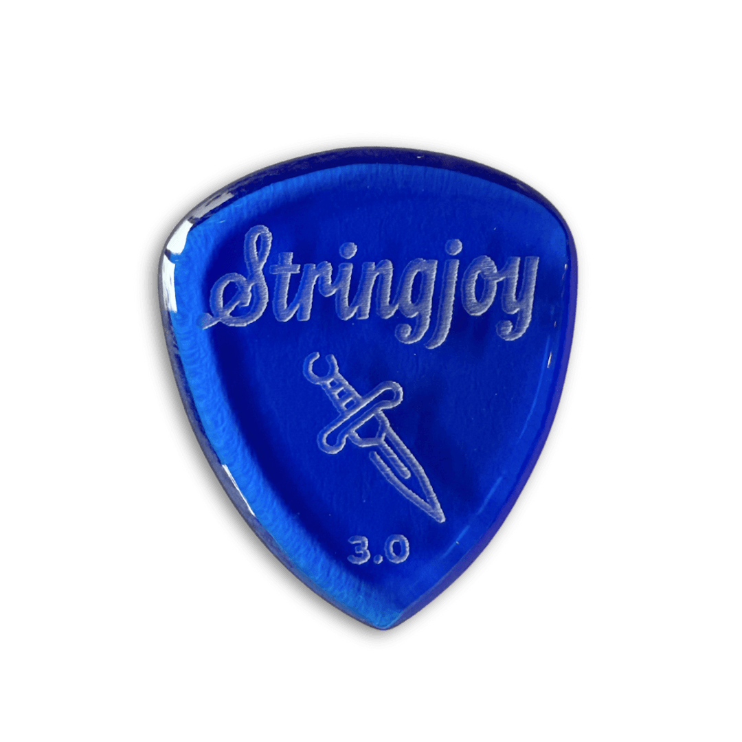Stringjoy 3.0mm Dagger Acrylic Picks - 2 Pack