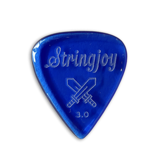 Stringjoy 3.0mm Longsword Acrylic Picks - 2 pack